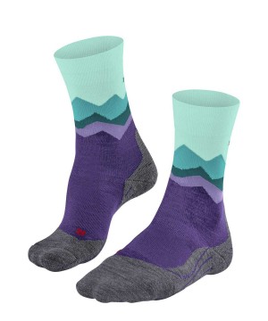 Falke TK2 Explore Trekking Socks Naisten Sports Socks Violetit | 02581QJGK