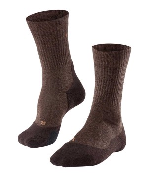 Falke TK2 Explore Wool Trekking Socks Miesten Sukat Ruskea | 24318GEOQ