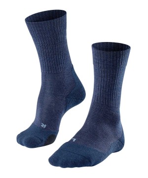 Falke TK2 Explore Wool Trekking Socks Miesten Sukat Sininen | 54302EYRB