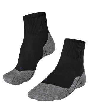 Falke TK5 Wander Cool Short Trekking Short sock Miesten Sukat Mustat | 18204GAZQ