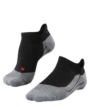 Falke TK5 Wander Invisible Trekking Invisibles Miesten No Show Socks Mustat | 03674KPHF