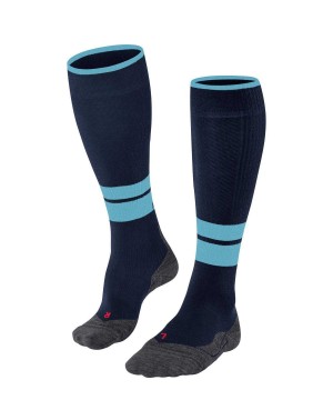 Falke TK Compression Energy Trekking Knee-high Socks Miesten Sukat Sininen | 73496VWUS