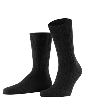 Falke Teppich im Schuh Socks Miesten Sukat Mustat | 61820GPSW