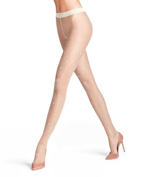 Falke Top Dot 20 DEN Tights Naisten Tights Beige | 15267DLIN