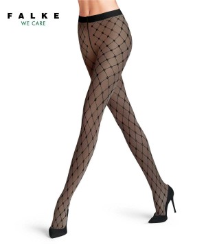 Falke Twisted Story 20 DEN Tights Naisten Tights Mustat | 75849SQMG