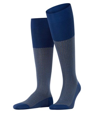 Falke Uptown Tie Knee-high Socks Miesten Sukat Sininen | 25036WTEY