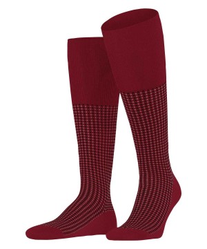 Falke Uptown Tie Knee-high Socks Miesten Sukat Punainen | 31290CHLM