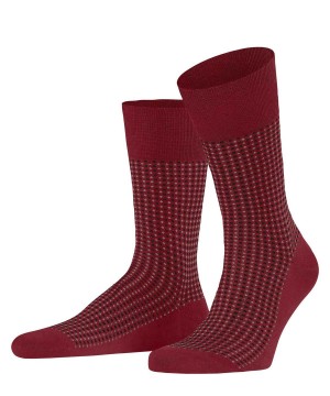 Falke Uptown Tie Socks Miesten Sukat Punainen | 14065VSHX