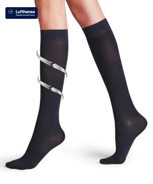 Falke Vitalize 40 DEN Knee-high Socks Naisten Sukat Sininen | 76189CMSJ