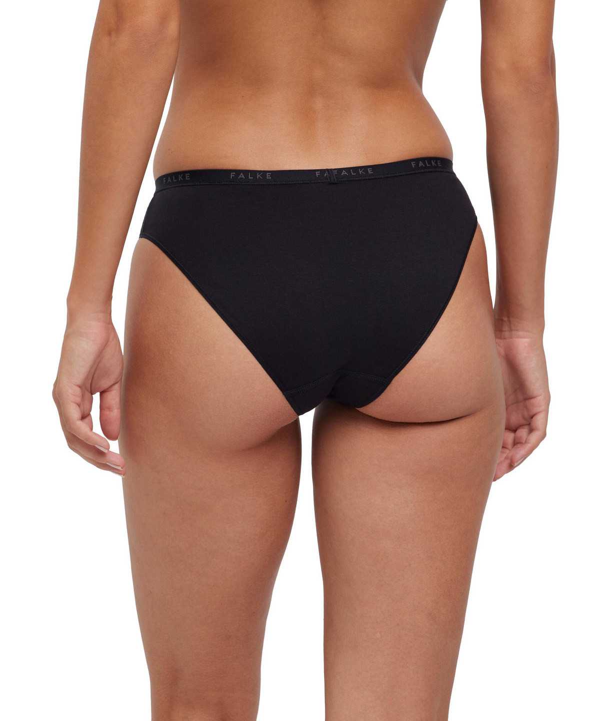 Falke 2-Pack Slip Daily Comfort Naisten Panties & Slips Mustat | 49857UQXK