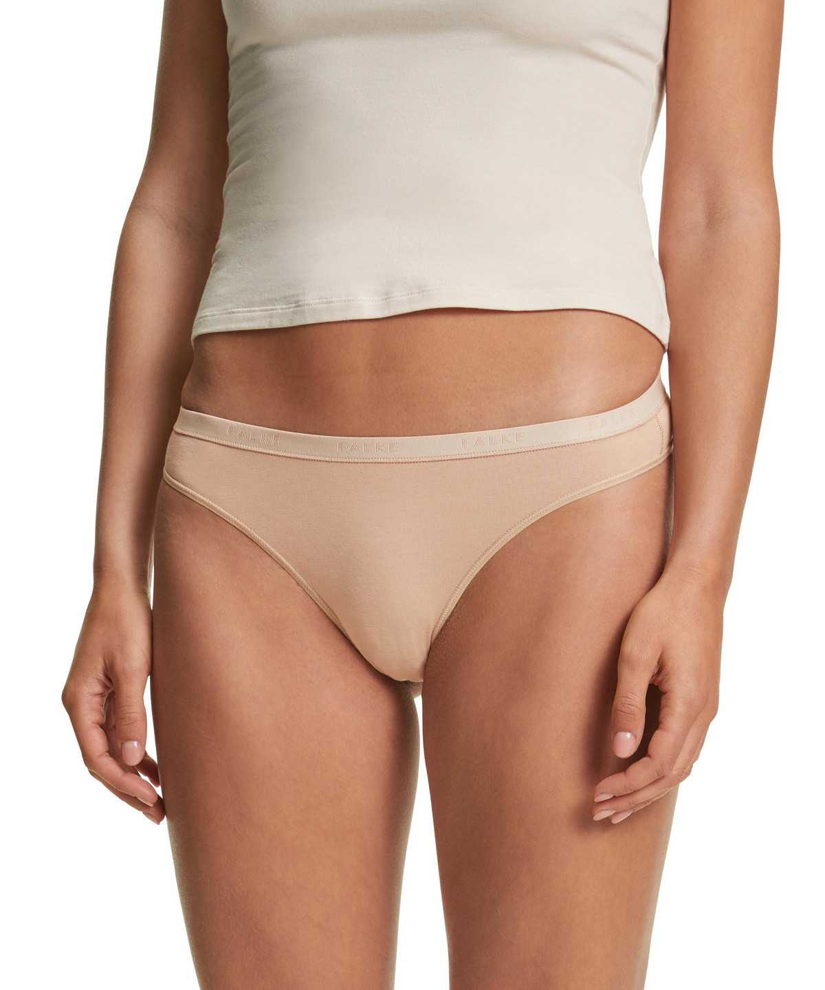 Falke 2-Pack Thong Daily Comfort Naisten Panties & Slips Ruskea | 97546QAWN