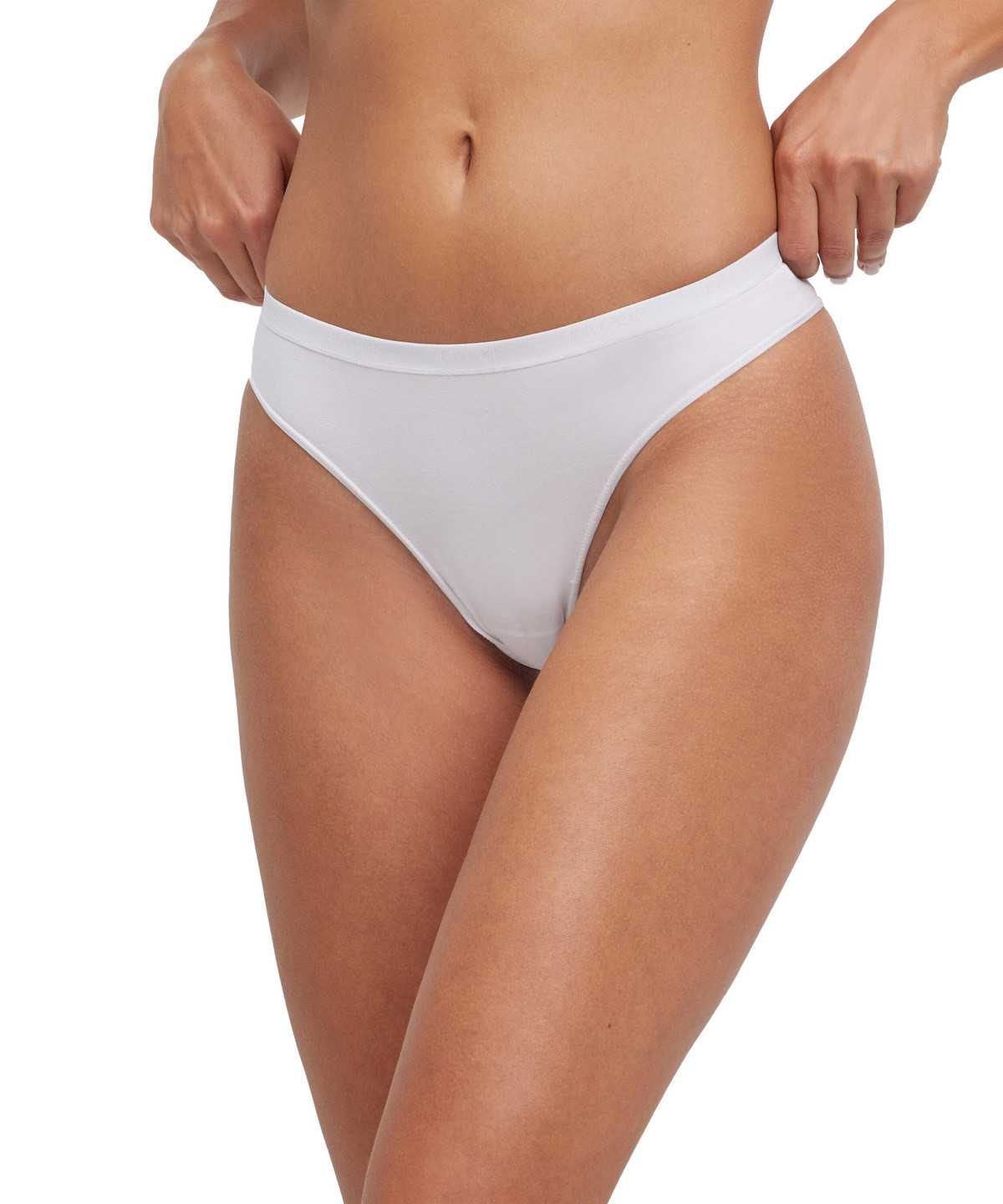 Falke 2-Pack Thong Daily Comfort Naisten Panties & Slips Valkoinen | 14358QMCH