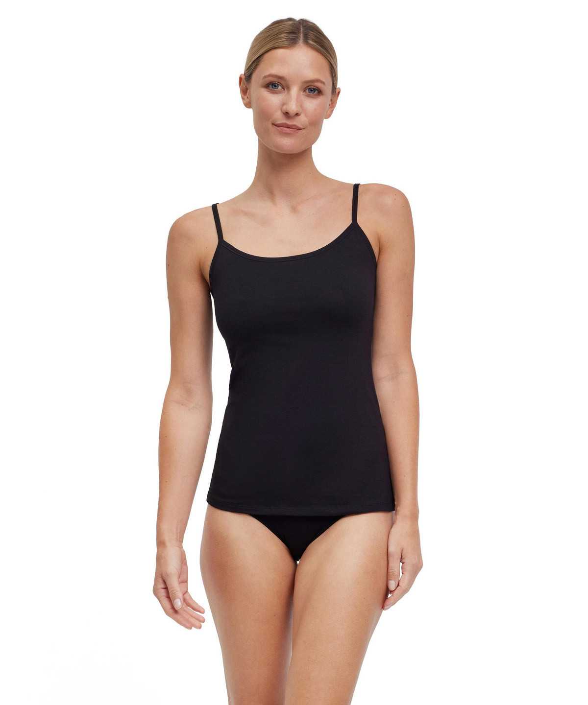 Falke 2-Pack Top Daily Comfort Naisten Bras & Tops Mustat | 96371AMDT