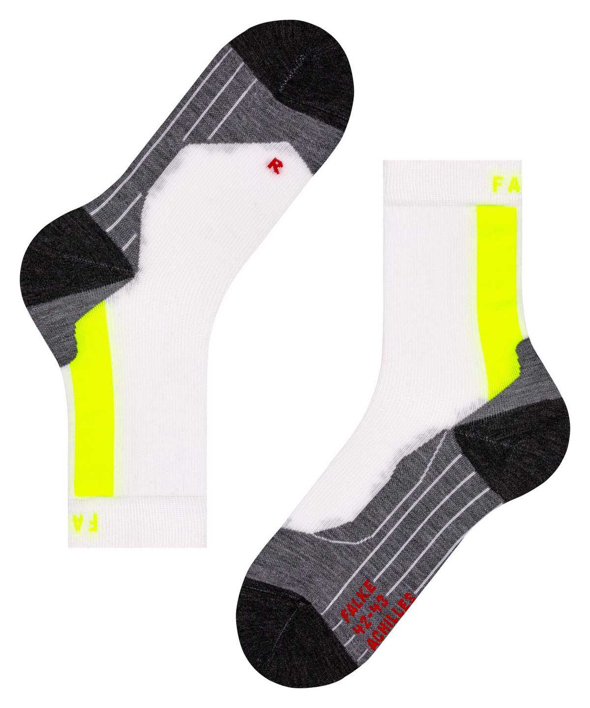 Falke Achilles Socks Health Miesten Sukat Valkoinen | 04238PAWT