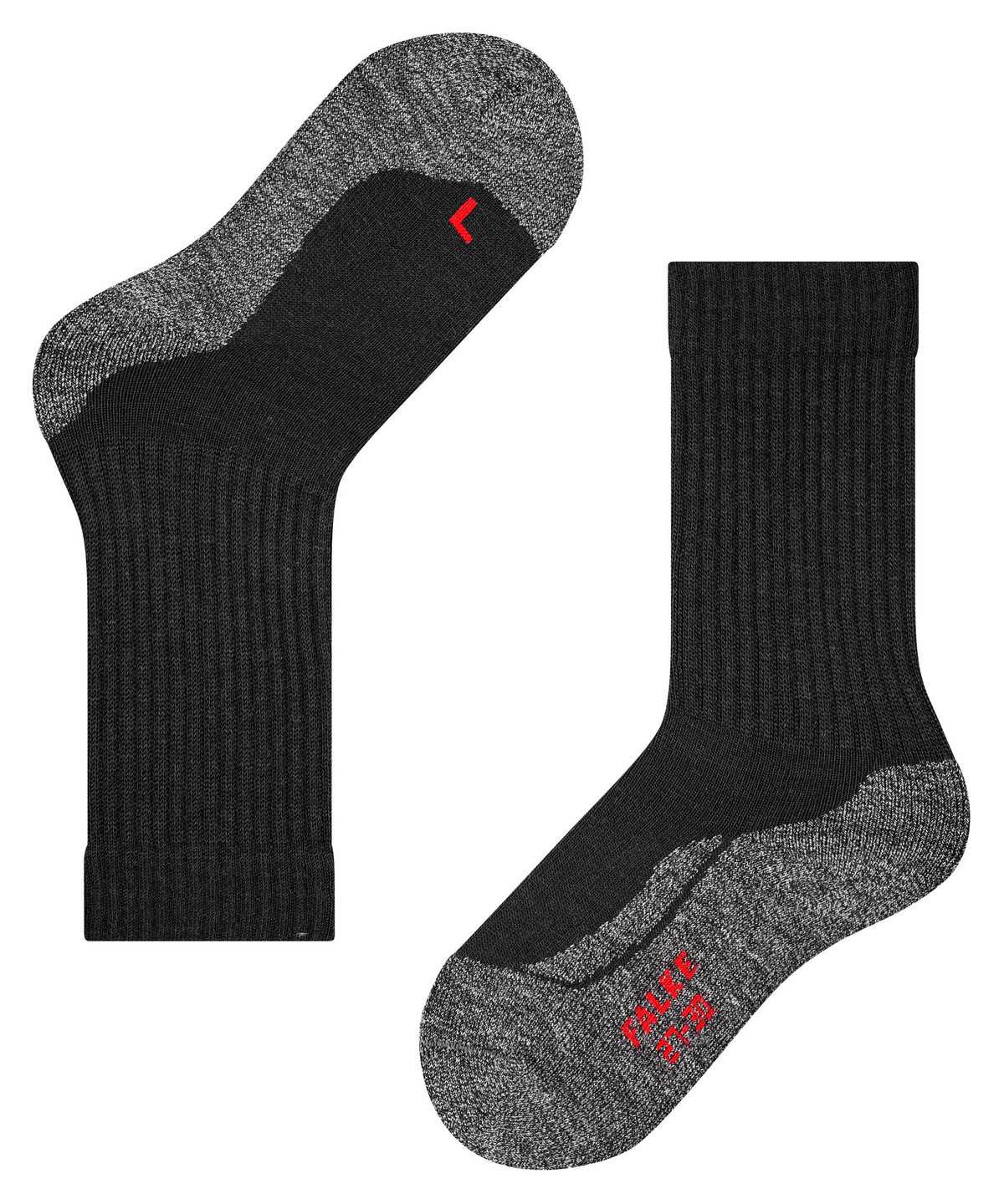 Falke Active Warm Socks Lasten Sukat Mustat | 40625OLTP