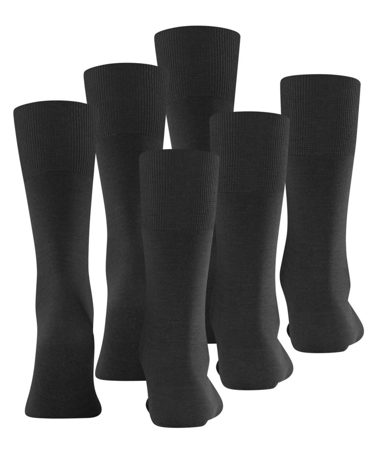 Falke Airport 3-Pack Socks Miesten Sukat Mustat | 72504UOEX