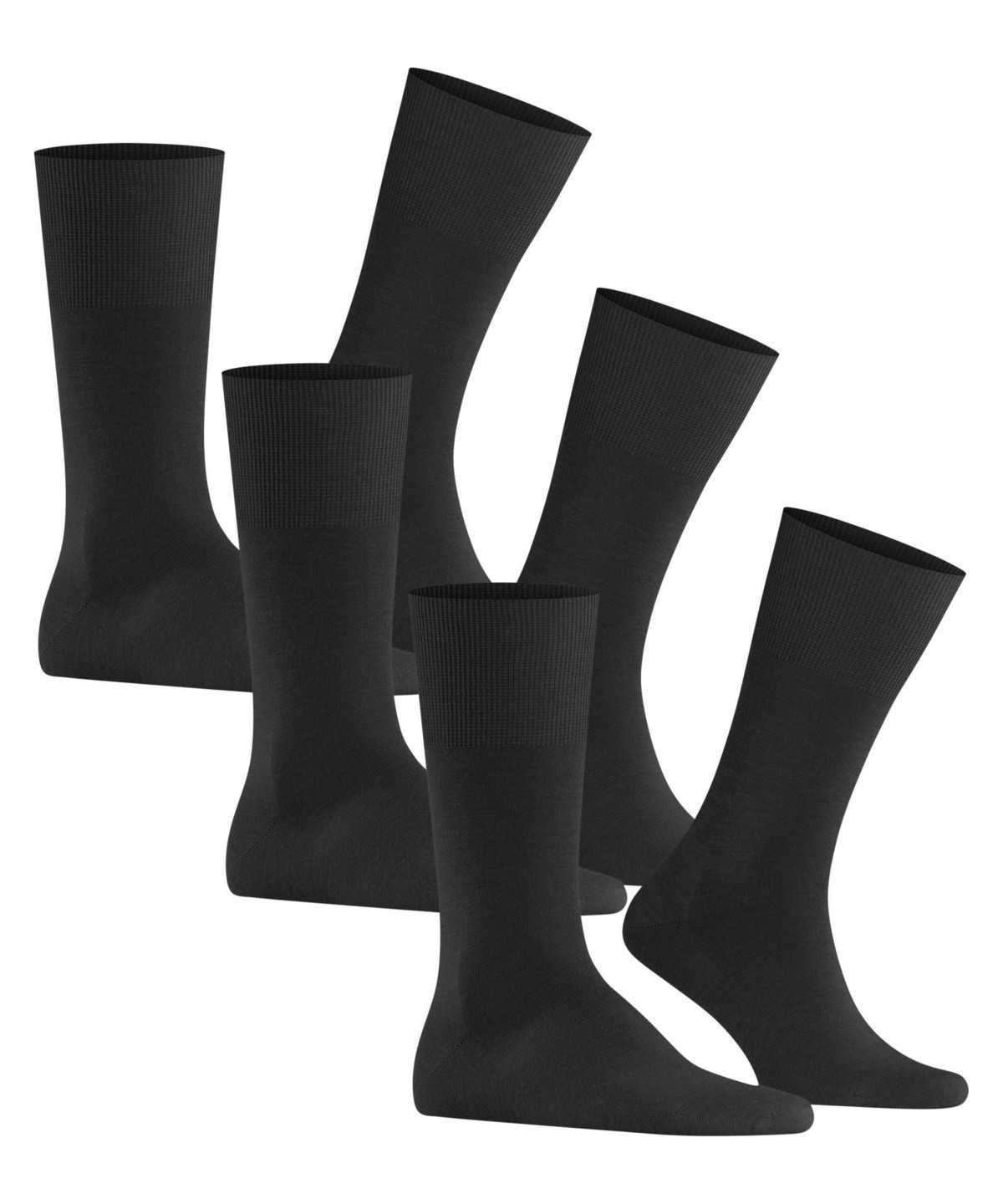 Falke Airport 3-Pack Socks Miesten Sukat Mustat | 72504UOEX