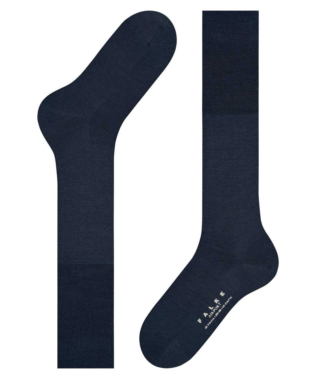 Falke Airport Knee-high Socks Miesten Sukat Sininen | 63578BCQO