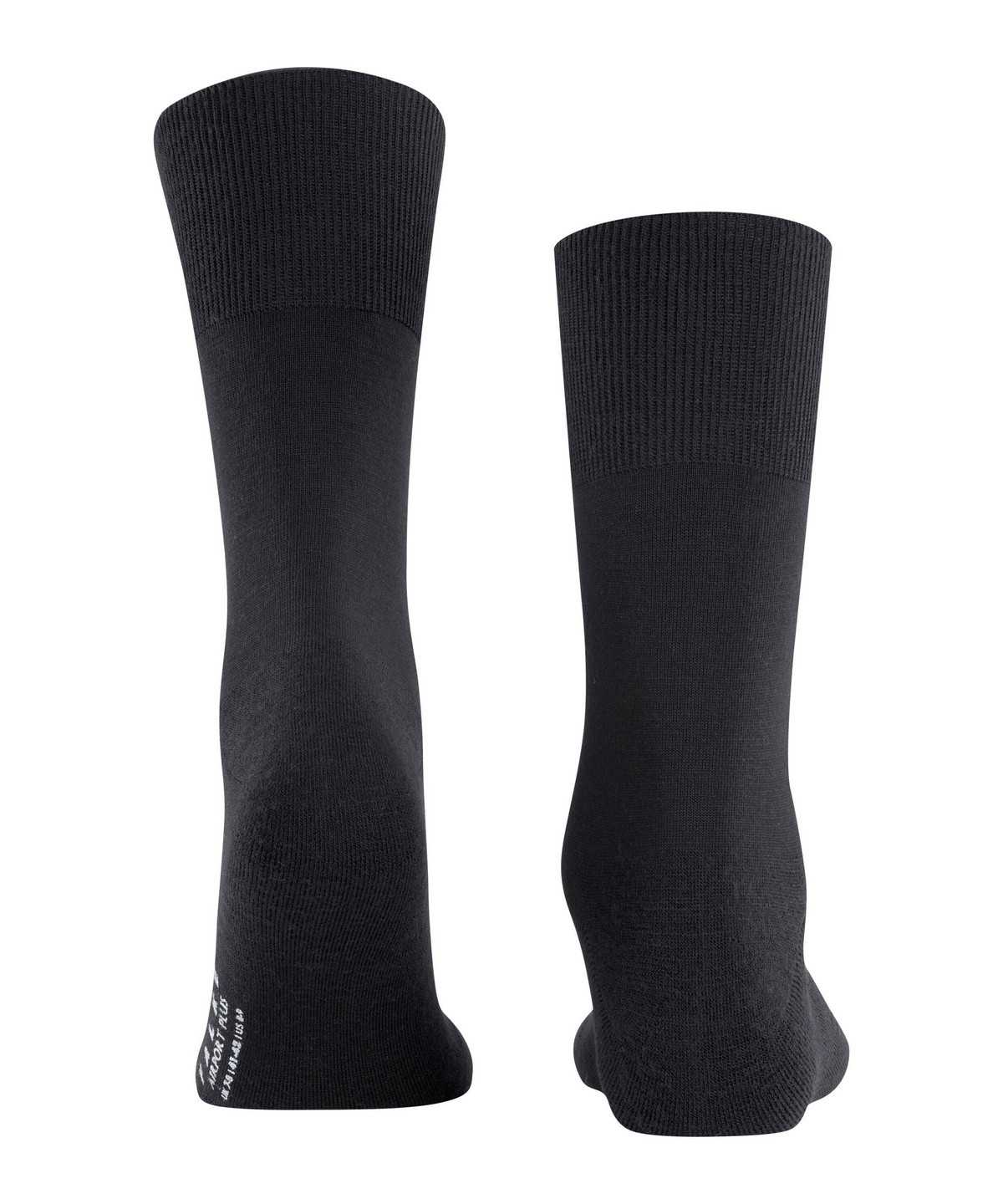 Falke Airport Plus Socks Miesten Sukat Mustat | 65413ZYQU