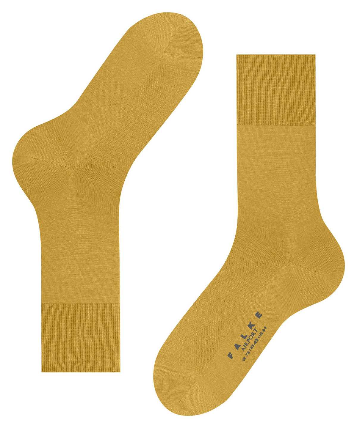 Falke Airport Socks Miesten Sukat Keltainen | 71942HLEP