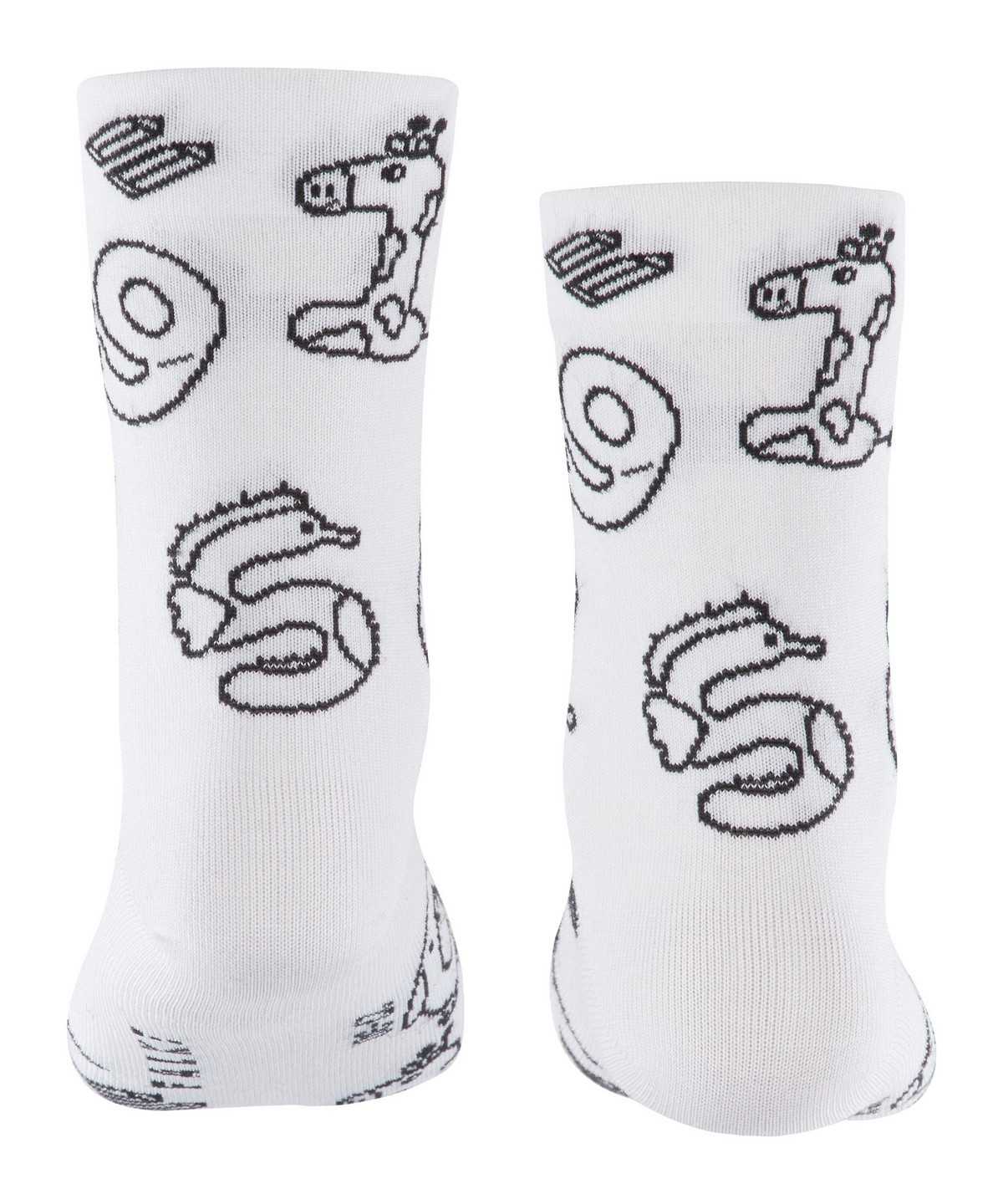 Falke Animal Number Paint Set Socks Lasten Sukat Valkoinen | 64320IPZX