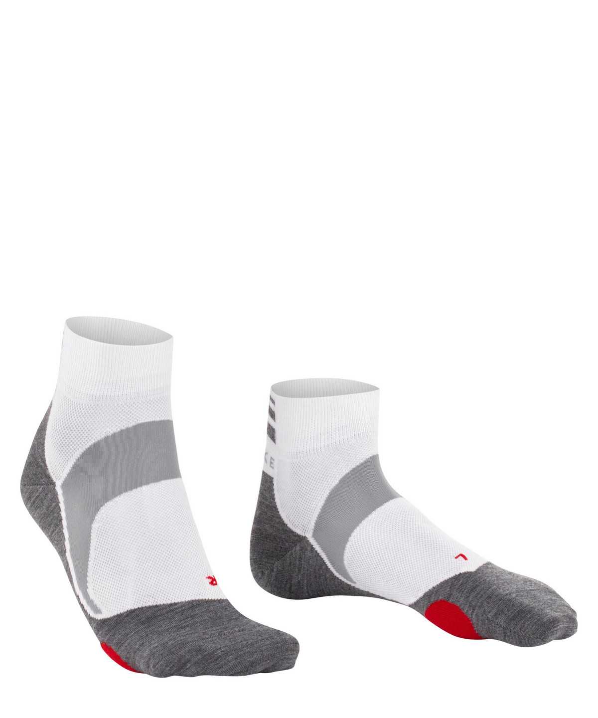 Falke BC5 Endurance Biking Short sock Naisten Sports Socks Valkoinen | 45102ZRSY