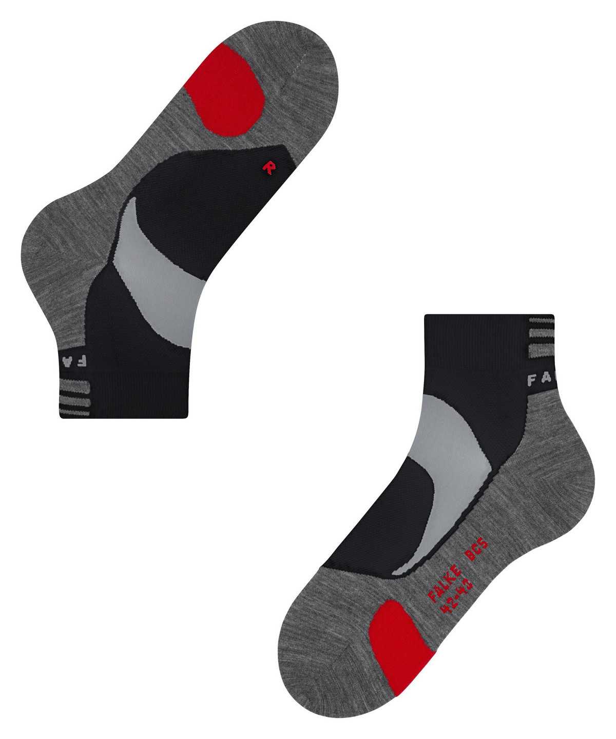 Falke BC5 Endurance Biking Short sock Naisten Sports Socks Mustat | 58061SYDX