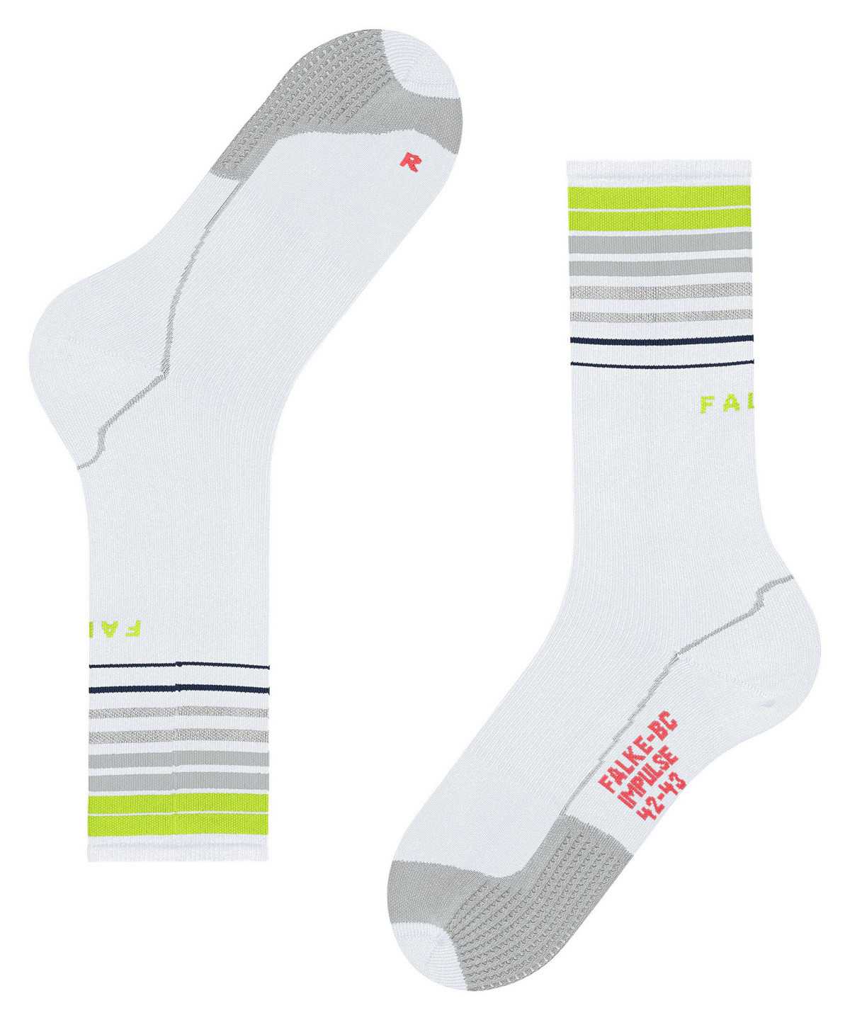 Falke BC Impulse Biking Socks Miesten Sukat Valkoinen | 06129TRQS