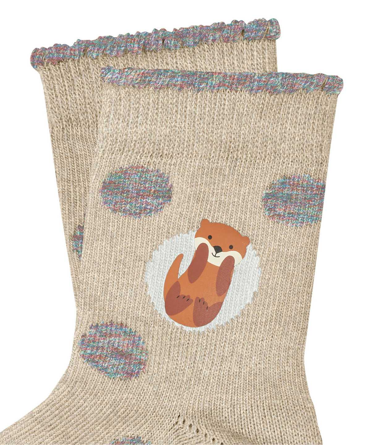 Falke Baby Cute Otter Socks Vauvan Sukat Beige | 79580SJIR