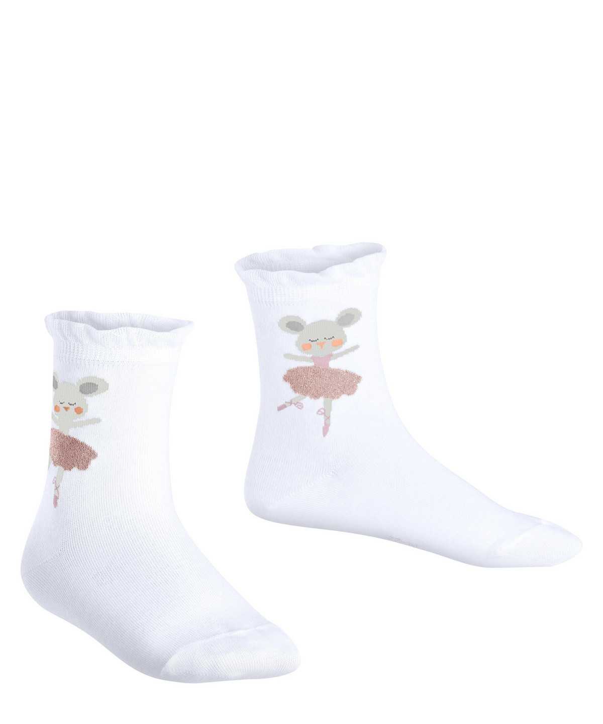 Falke Ballerina Mouse Socks Lasten Sukat Valkoinen | 95324ZWQN