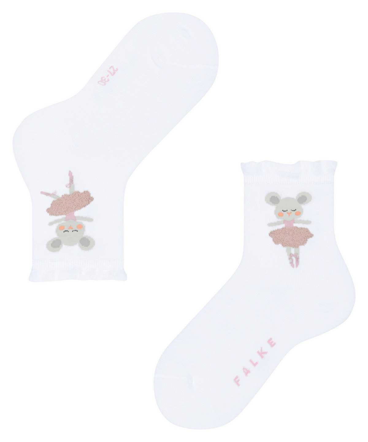 Falke Ballerina Mouse Socks Lasten Sukat Valkoinen | 95324ZWQN