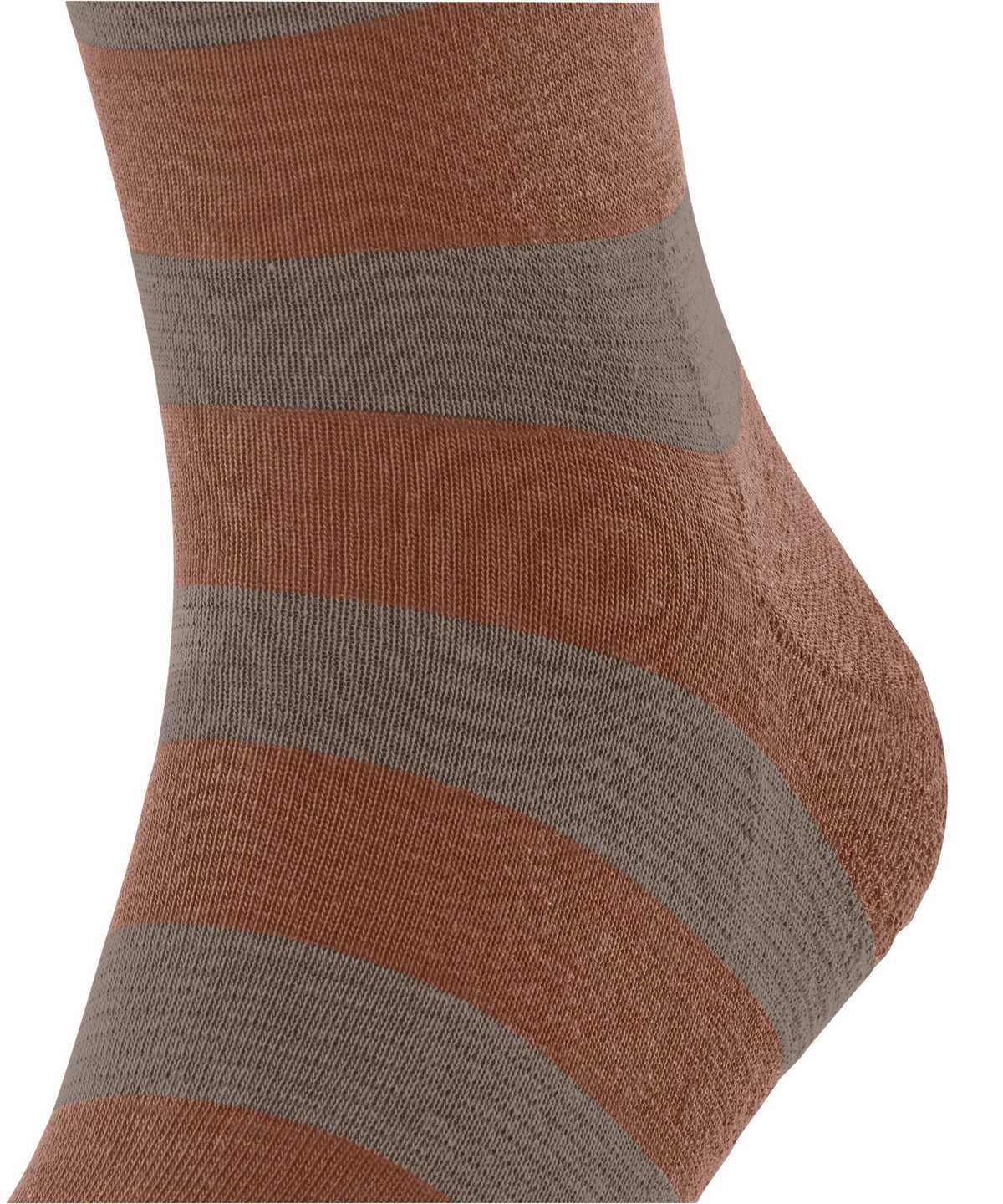 Falke Block Stripe Socks Miesten Sukat Ruskea | 92861RFAX