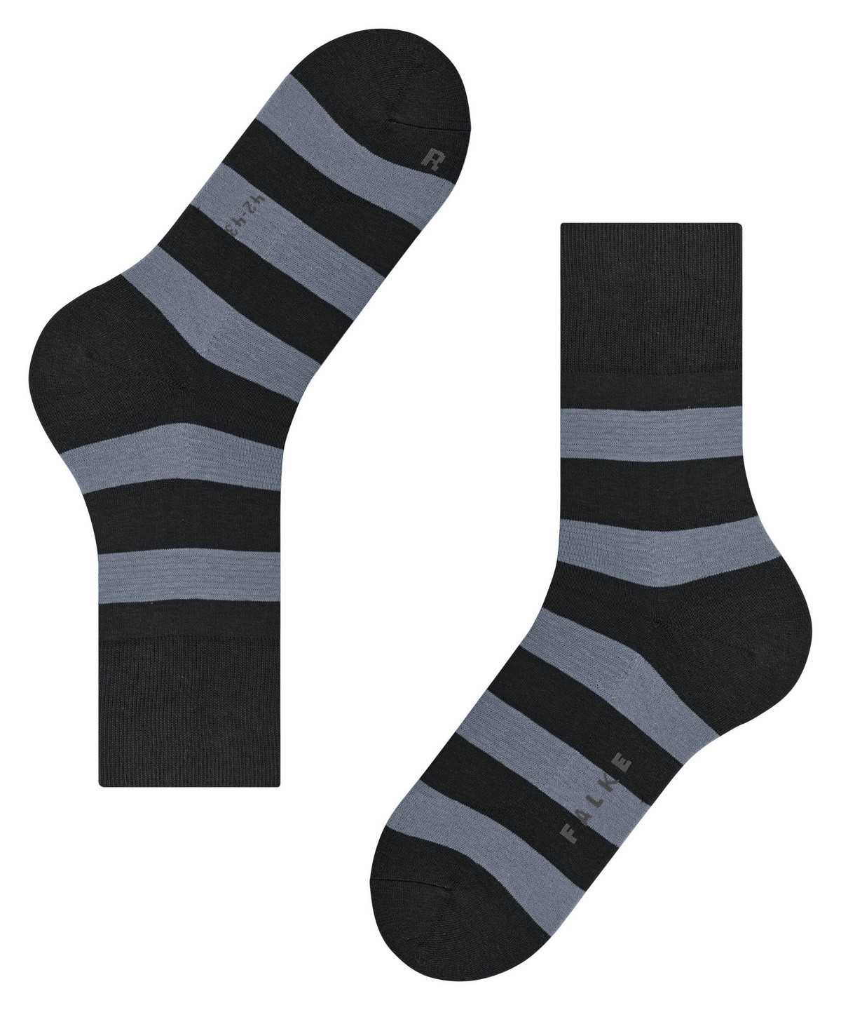 Falke Block Stripe Socks Naisten Sukat Mustat | 15983MYPF