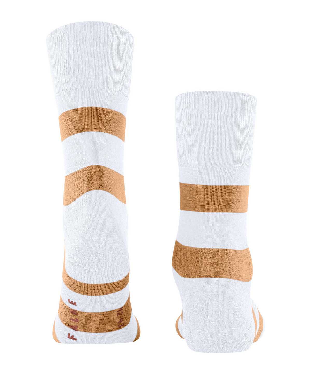 Falke Block Stripe Socks Naisten Sukat Valkoinen | 59610GORV