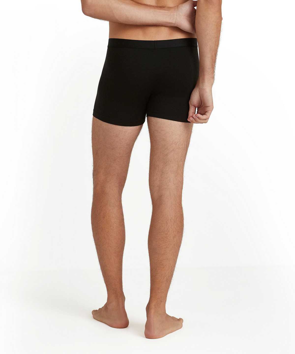 Falke Boxer Daily ClimaWool Miesten Boxer & Slips Mustat | 62398HGRK