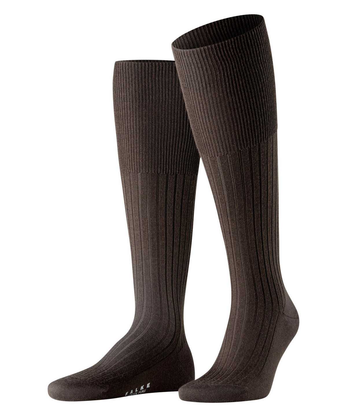 Falke Bristol Pure Knee-high Socks Miesten Sukat Ruskea | 42860QSWZ