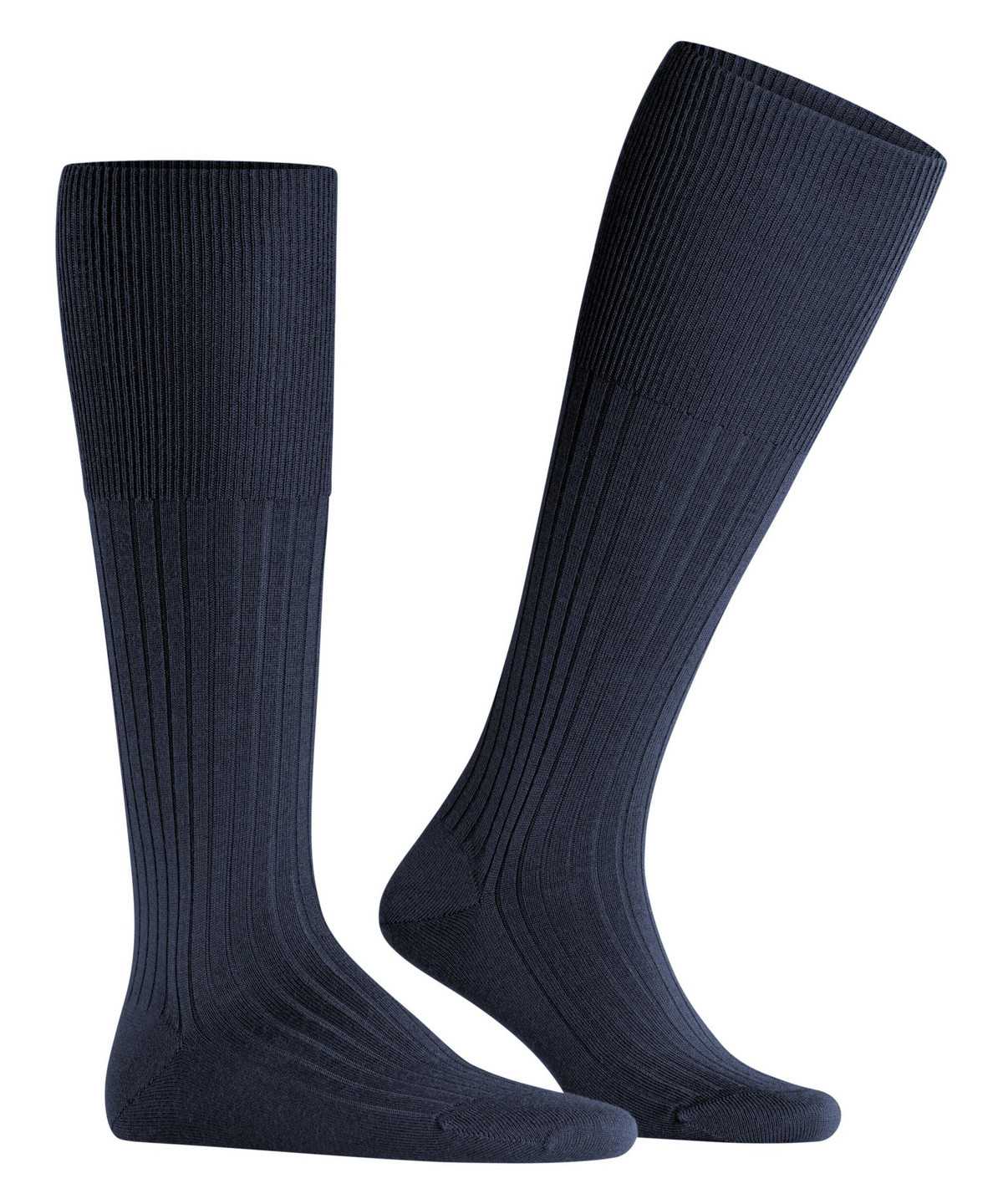 Falke Bristol Pure Knee-high Socks Miesten Sukat Sininen | 05672HZDB