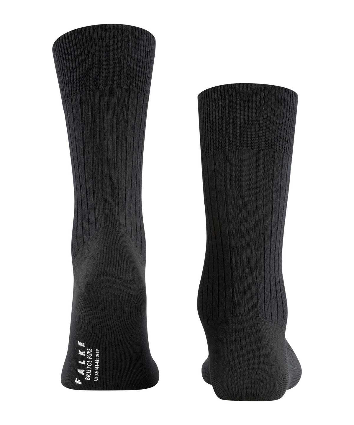 Falke Bristol Pure Socks Miesten Sukat Mustat | 52374NIKU