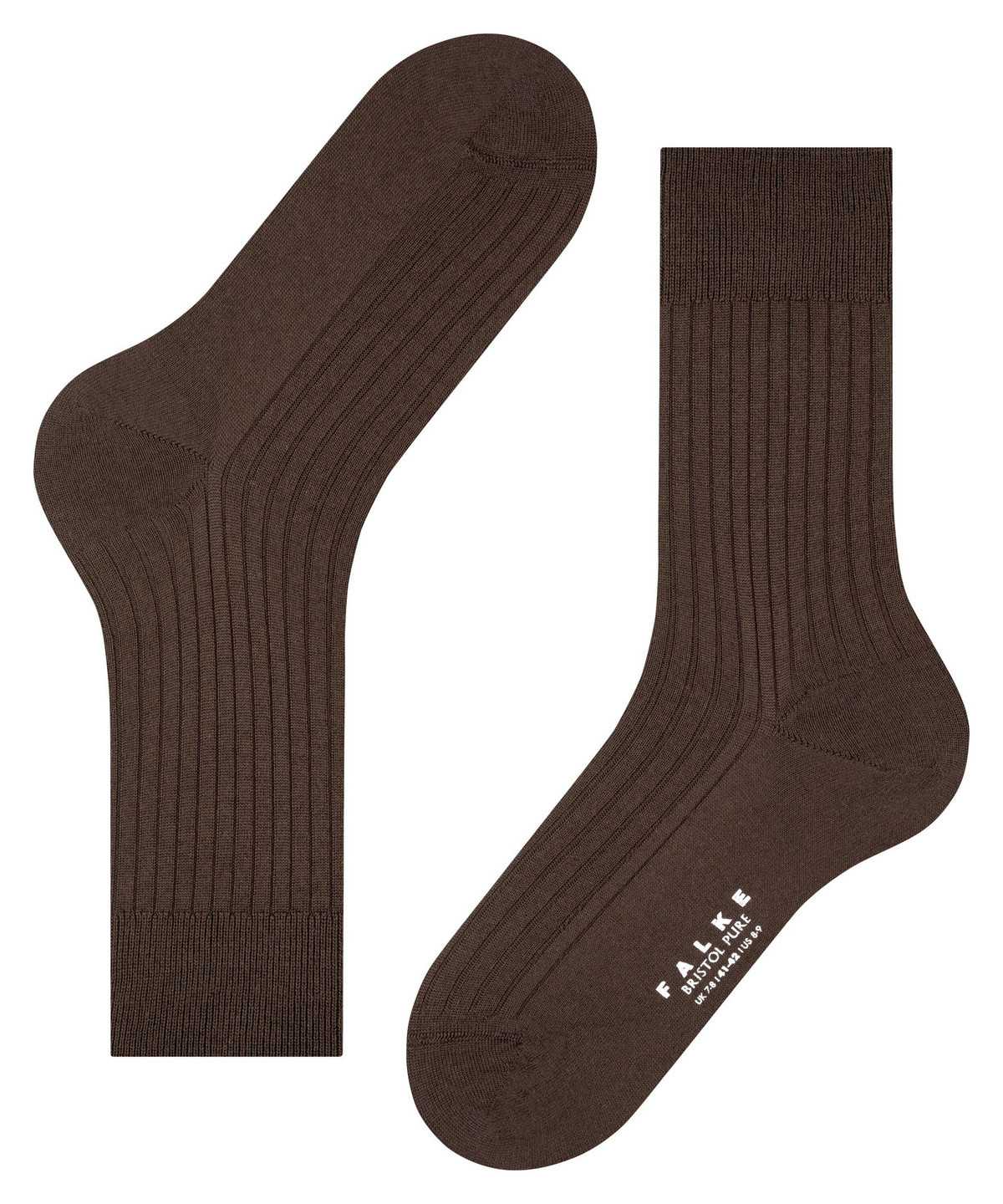 Falke Bristol Pure Socks Miesten Sukat Ruskea | 23045WABH