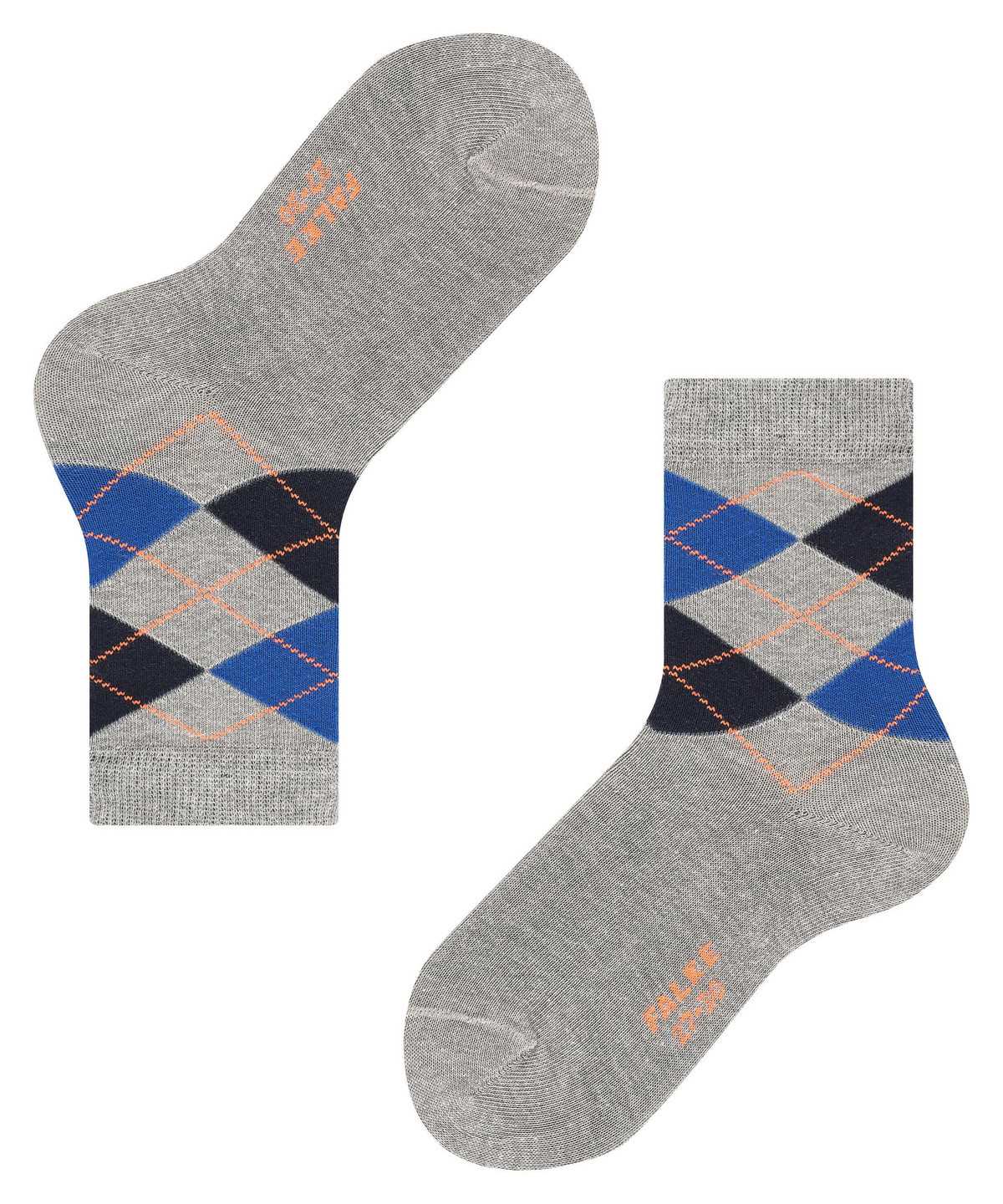 Falke Classic Argyle Socks Lasten Sukat Harmaat | 78306KNID