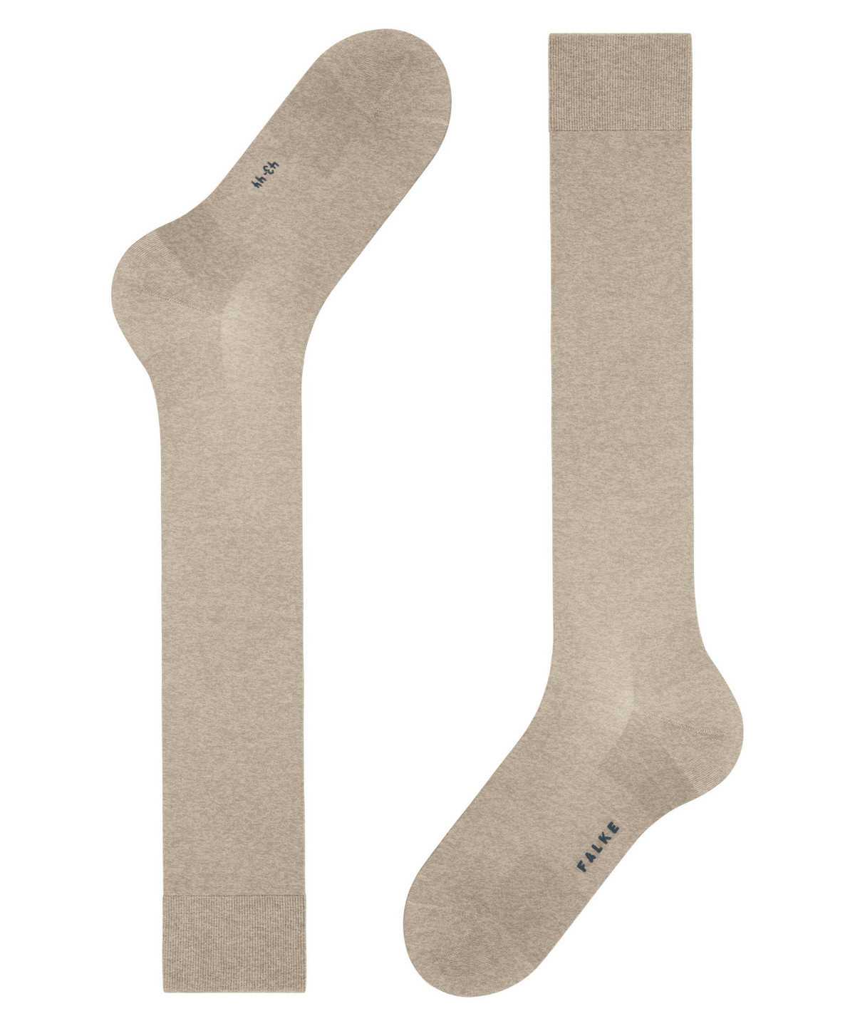 Falke ClimaWool Knee-high Socks Miesten Sukat Beige | 59287RLJC