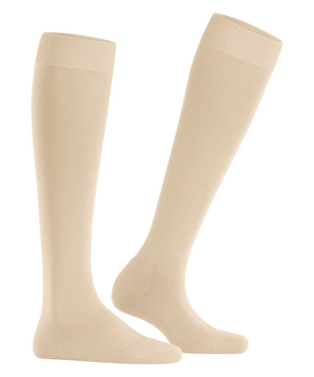 Falke ClimaWool Knee-high Socks Naisten Sukat Beige | 12439IECB