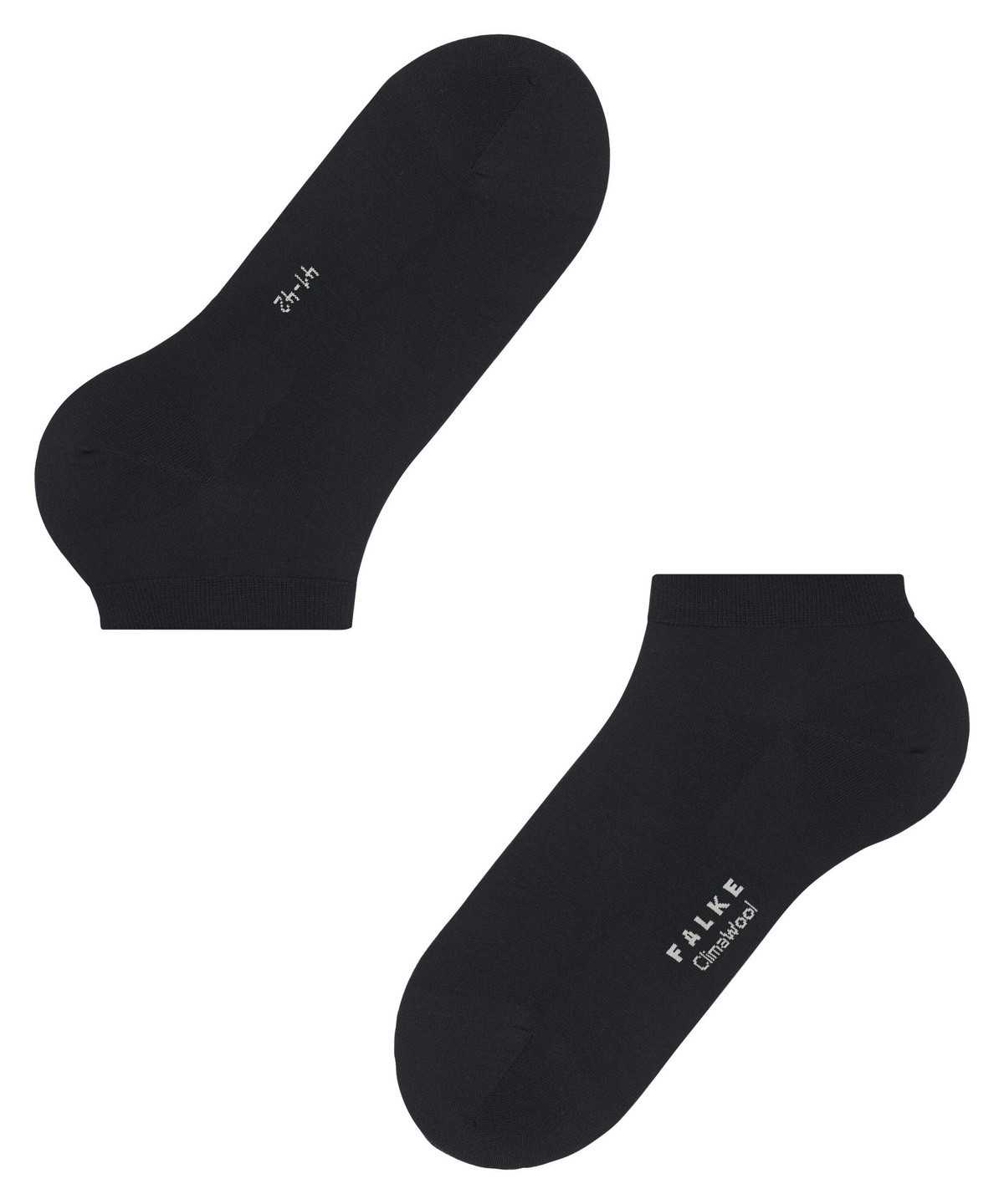 Falke ClimaWool Sneaker socks Miesten Sukat Mustat | 98165FRMG