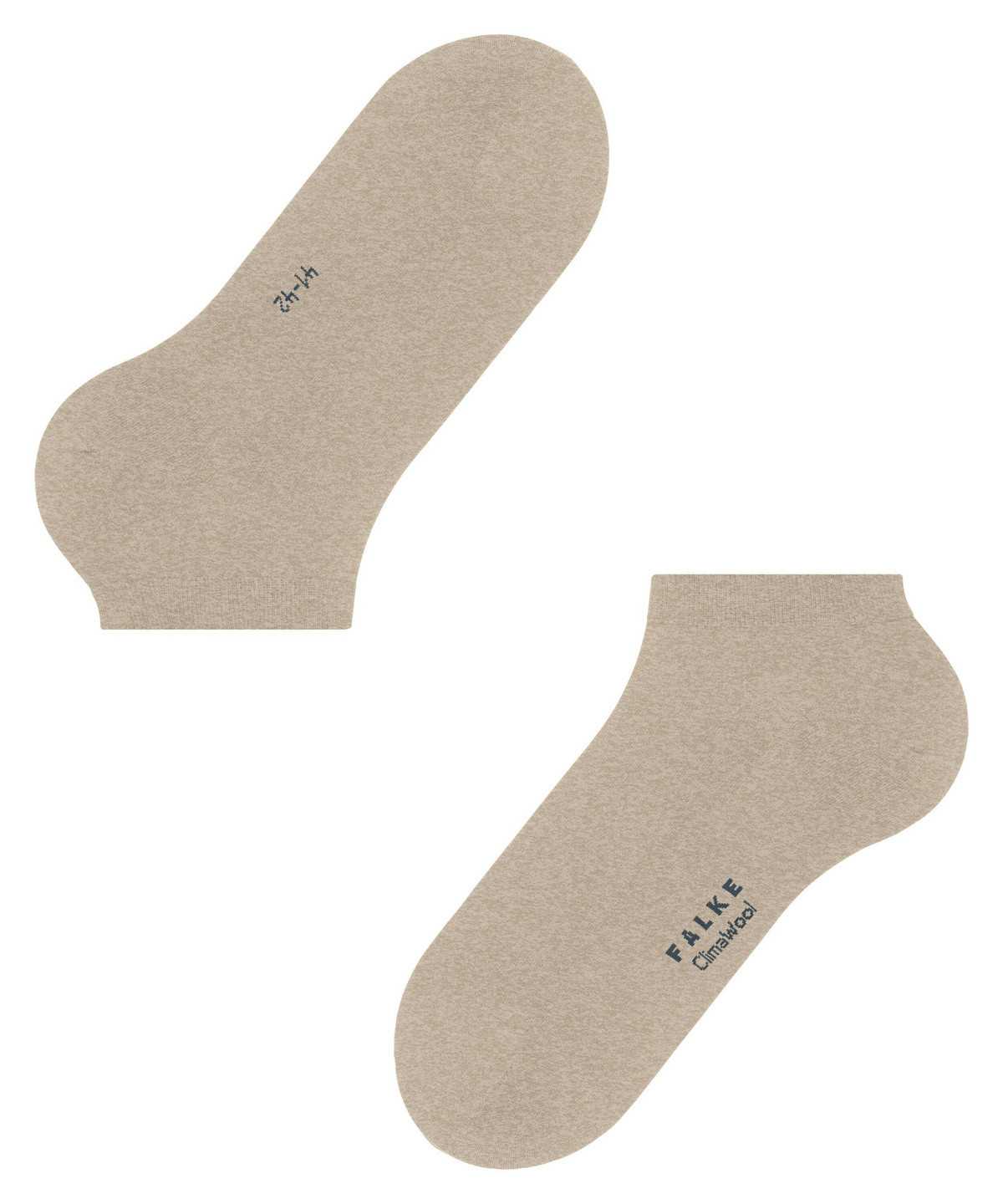 Falke ClimaWool Sneaker socks Miesten Sukat Beige | 59012SLHQ