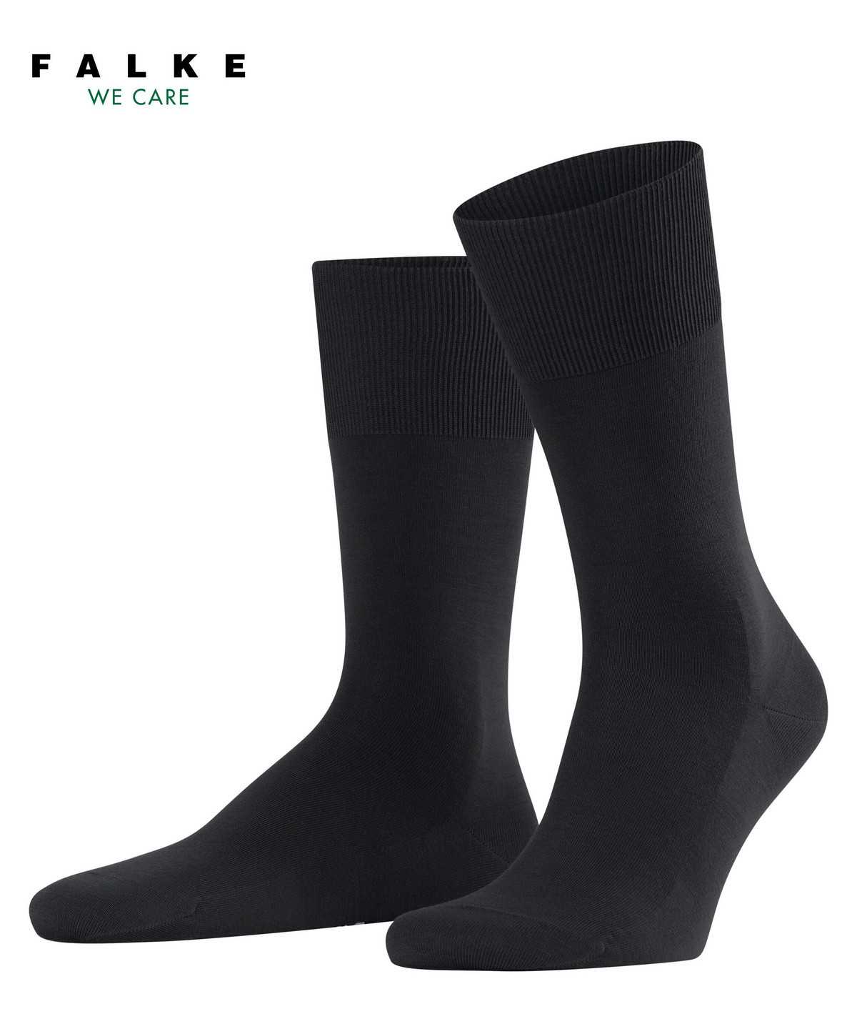 Falke ClimaWool Socks Miesten Sukat Mustat | 57429GKCQ