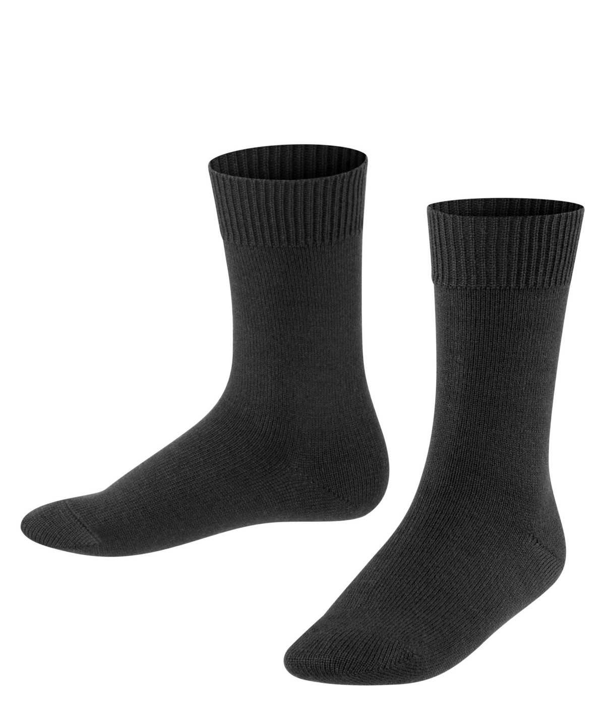 Falke Comfort Wool Socks Lasten Sukat Mustat | 03496IVWE