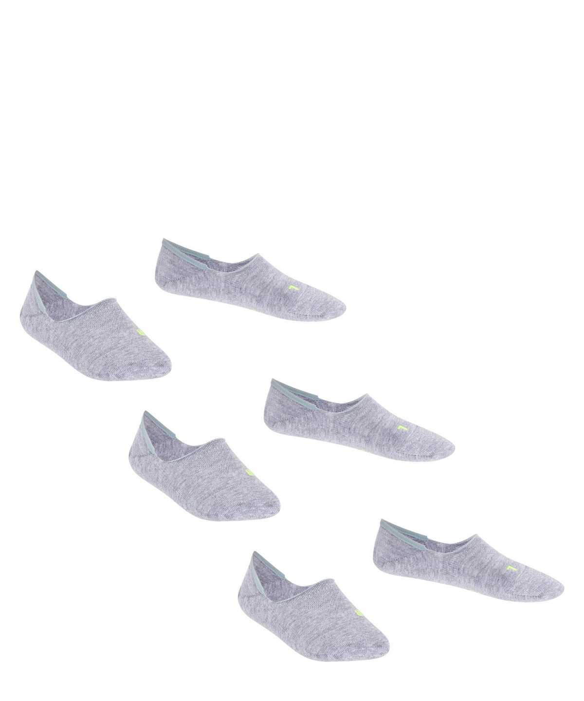 Falke Cool Kick 3-Pack Invisibles Lasten No Show Socks Harmaat | 32701XNMK