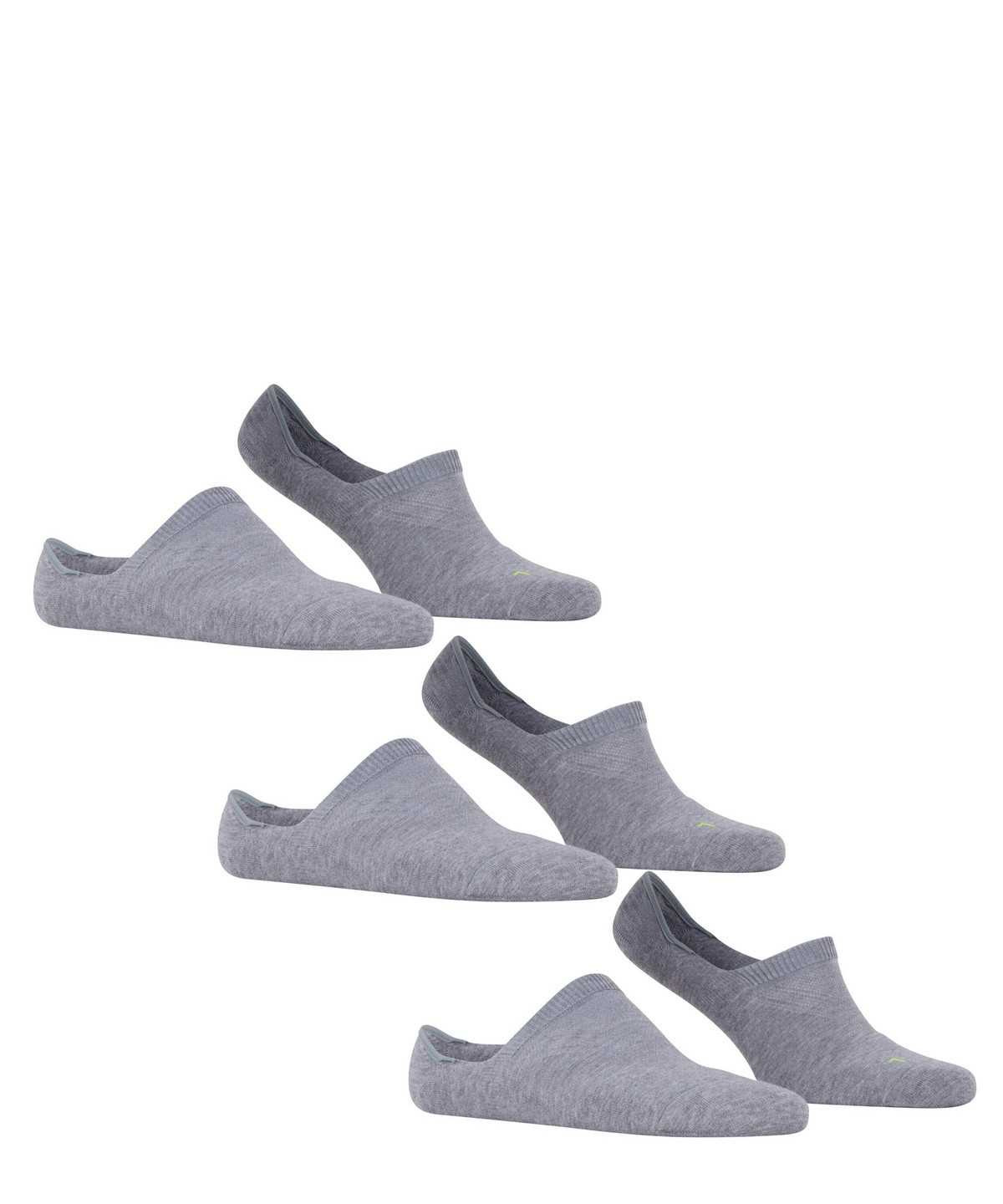 Falke Cool Kick 3-Pack Invisibles Miesten No Show Socks Harmaat | 78341SZFH