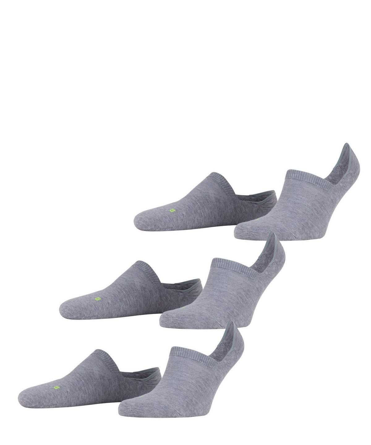 Falke Cool Kick 3-Pack Invisibles Naisten No Show Socks Harmaat | 26815DMYO