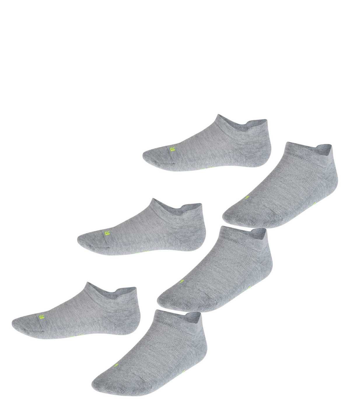 Falke Cool Kick 3-Pack Sneaker Socks Lasten Sukat Harmaat | 04531DAOX